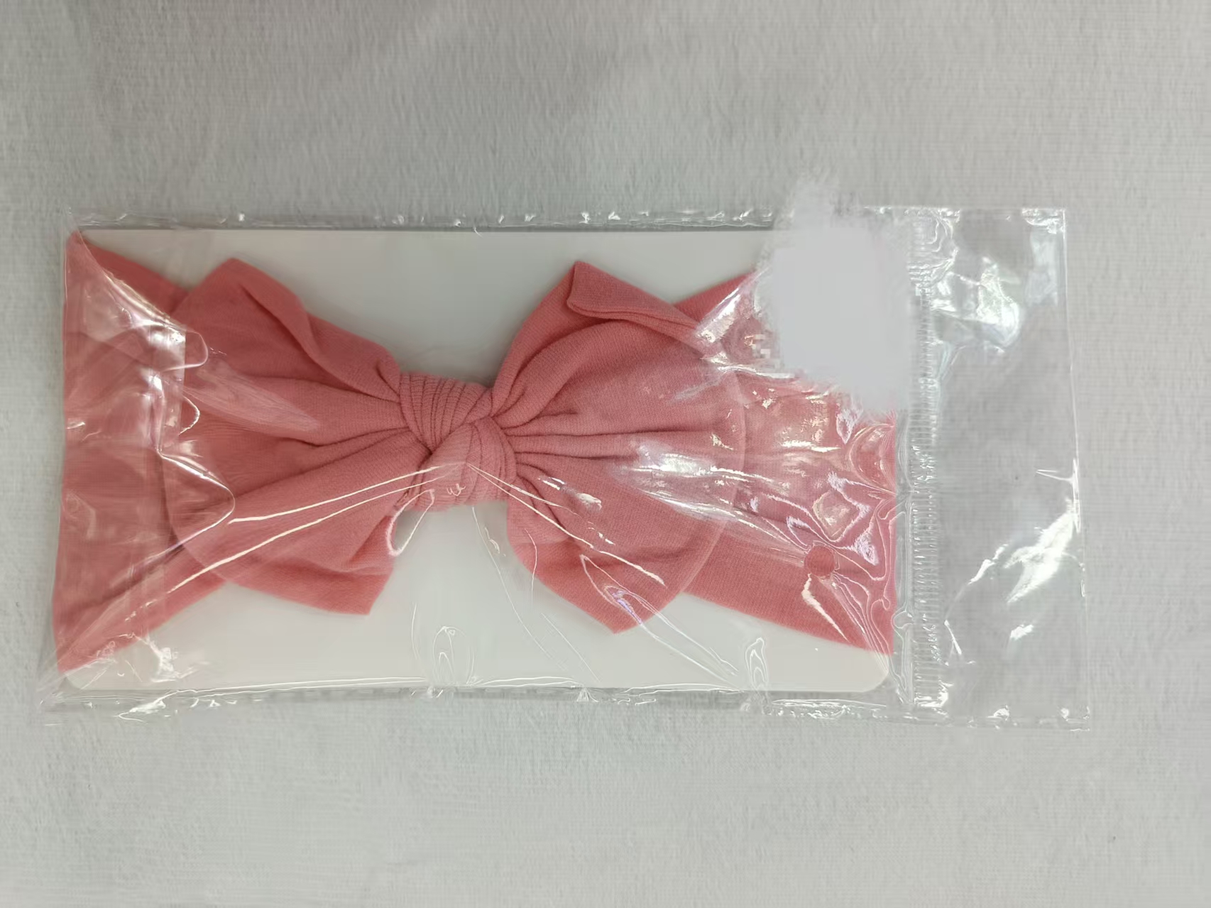 粉色蝴蝶结婴儿发带运动头带儿童头饰柔软舒适发饰用品