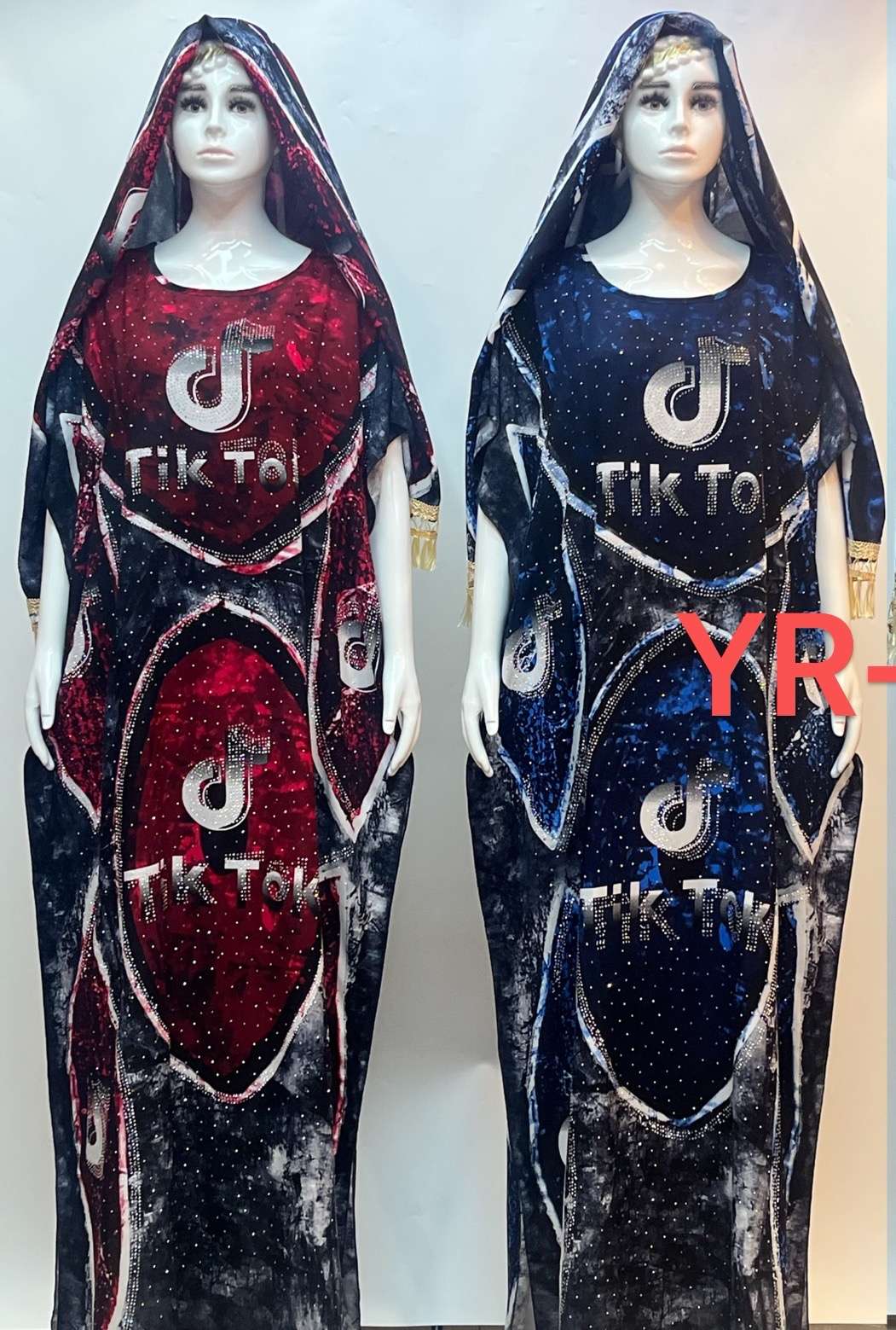 Muslim women's clothing, Arabian robes, Saudi ethnic costumes, women's ring garments, loose covering clothing, Muslim robes