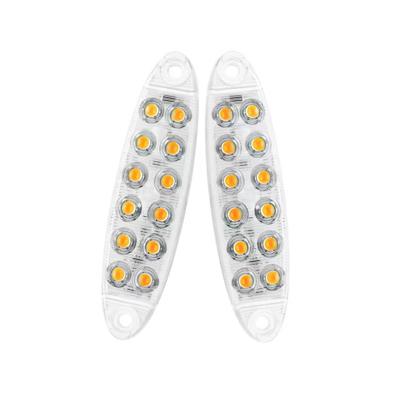12-bead high-brightness truck LED flashing warning light, 12-80V RV trailer signal light, motorcycle width indicator light strip Application Scenario