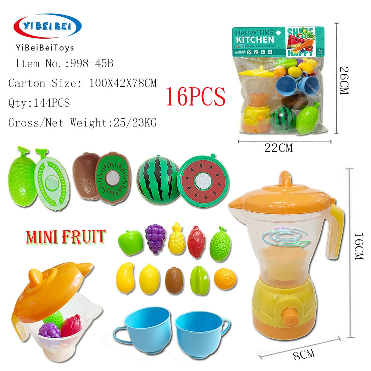 TK76201 Juicer Cutter Set (16PCS) Application Scenario