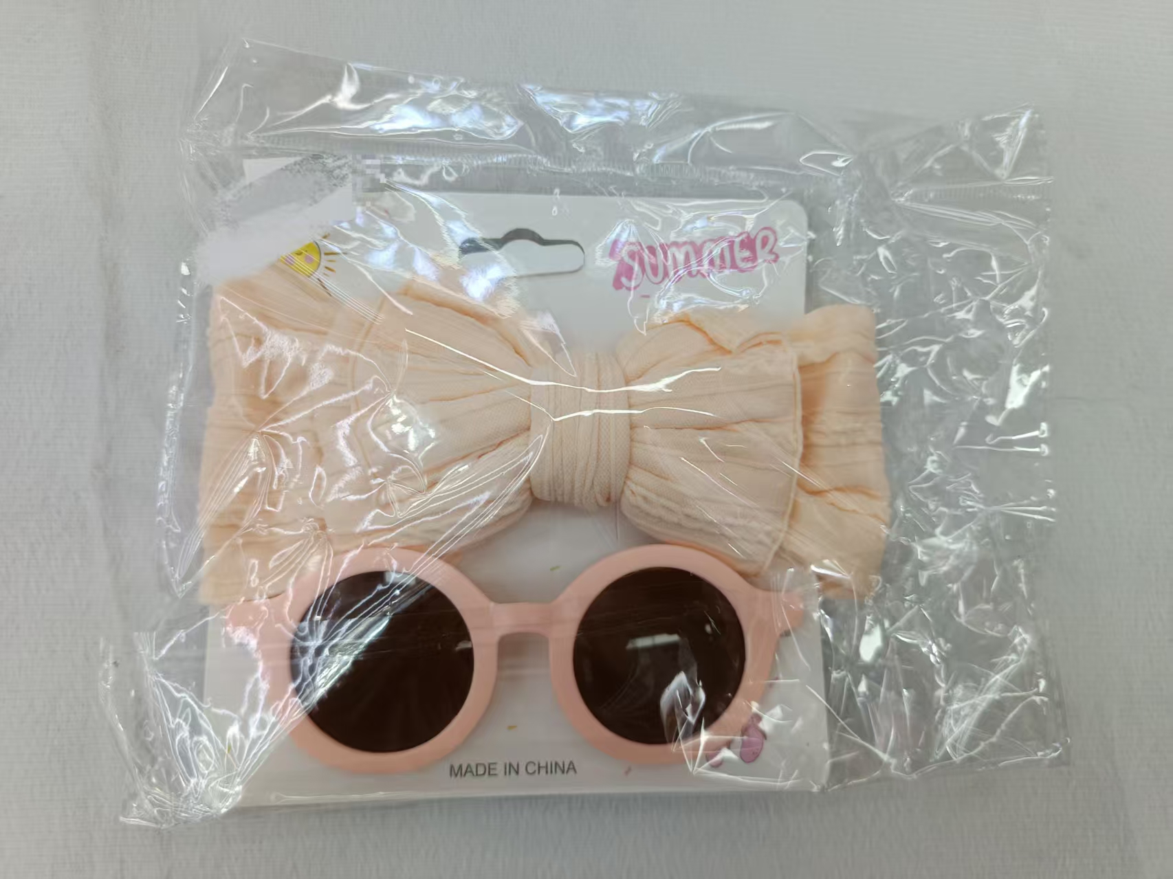 时尚粉色太阳镜发带儿童眼镜男士不规则墨镜潮流太阳镜男女通用详情1