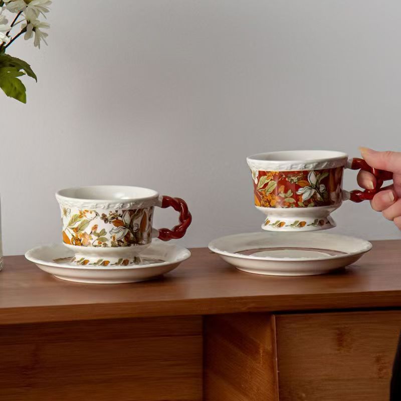 A2-h111原野防烫轻奢陶瓷咖啡杯可微波 礼盒装可定制 办公室高级感杯碟详情13