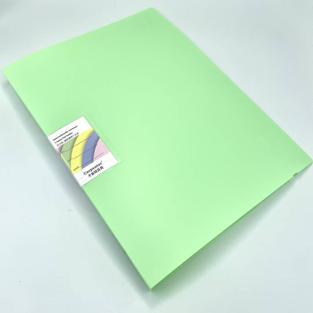 FC folder, punched folder, five-hole folder, fc binder, insert folder, file folder, data binder folder details Picture