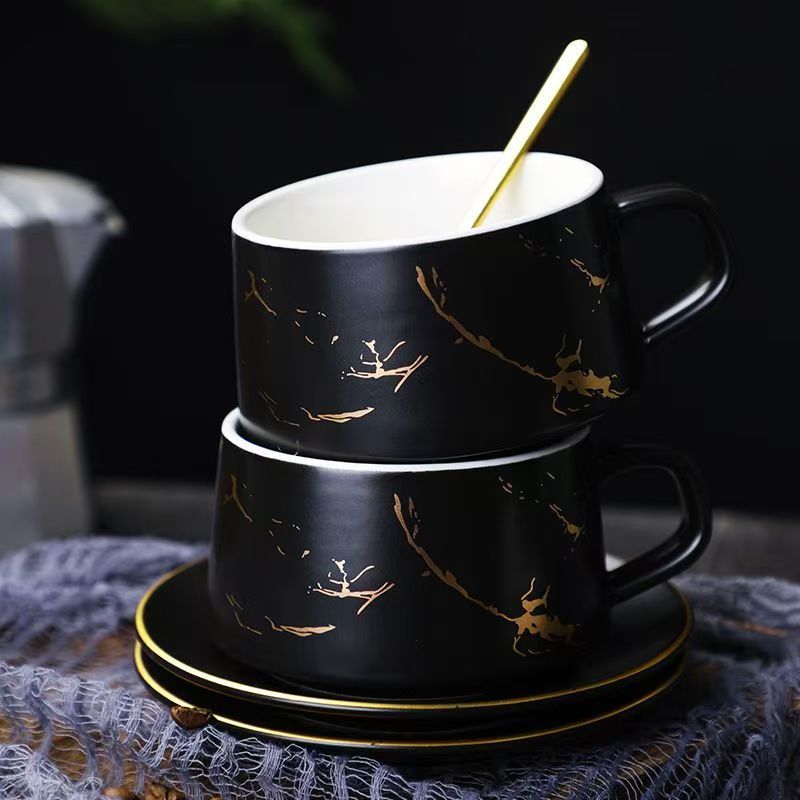 A2-m123星夜简约轻奢陶瓷对杯礼盒 可定制logo 送礼乔迁高级感咖啡杯套装详情4