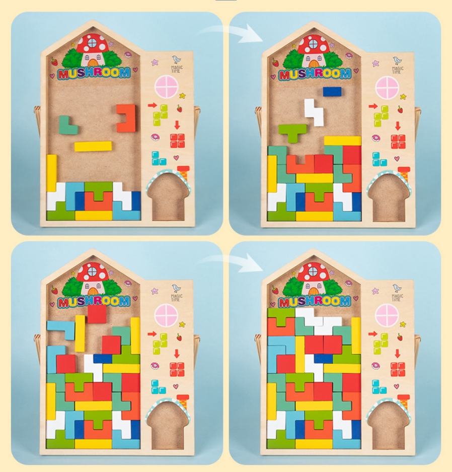 拼豆/拼图/异形拼图/可以拆卸的木头船/用品儿童拼接卡通产品图