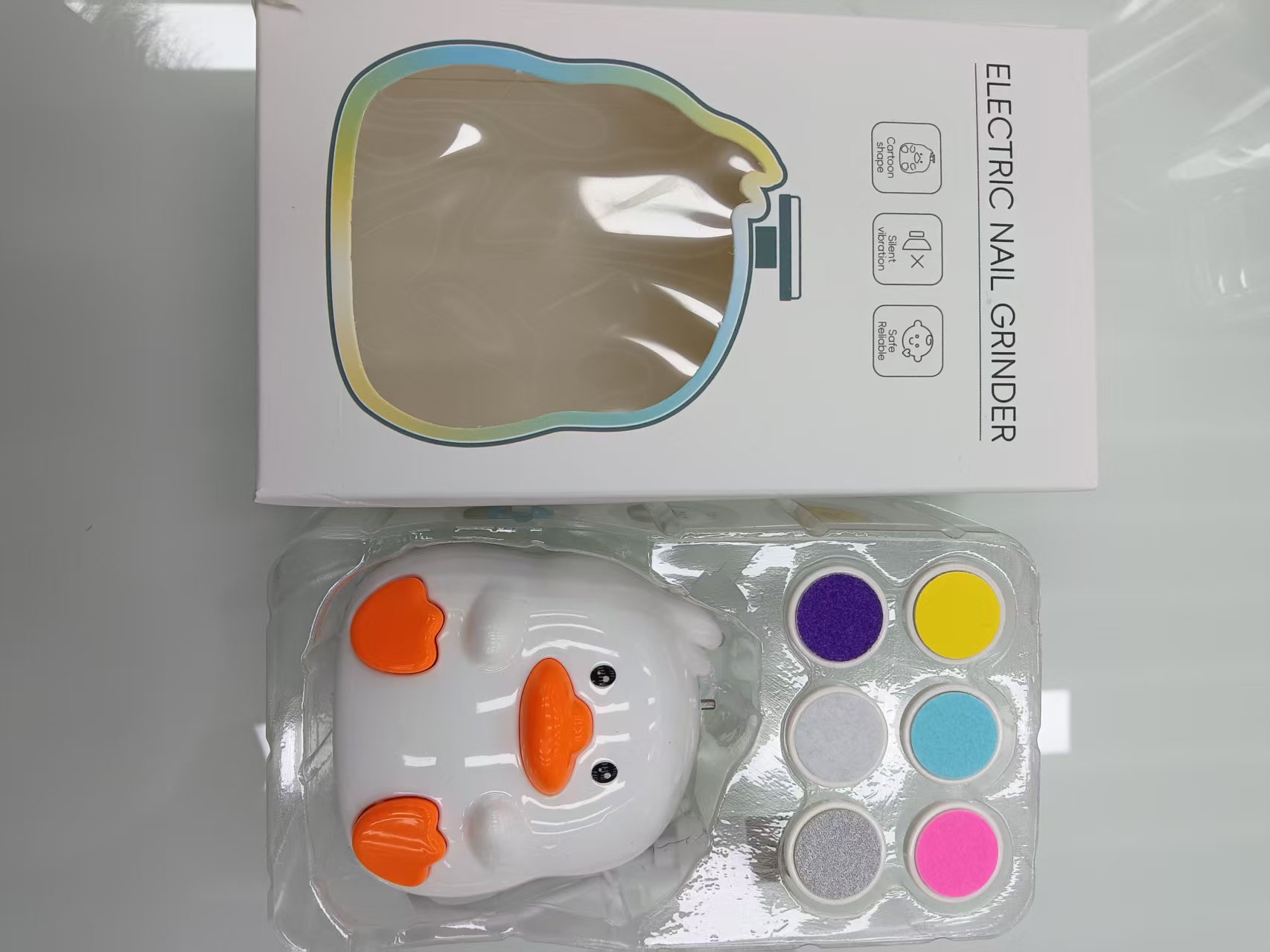 跨境电动磨甲器婴儿指甲钳打磨器多功能儿童指甲修整家用套装