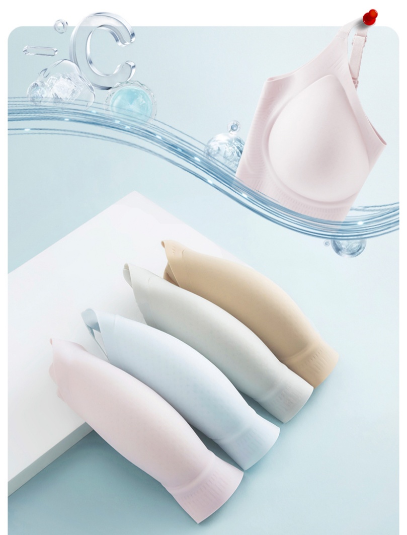 Seamless lingerie for women's summer, thin shoulder straps, invisible foundation, comfortable and breathable lingerie for all four seasons, beautiful back Item Picture