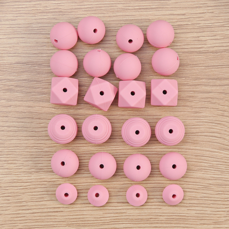 浙盛厂家现货彩色豹纹水转印硅胶珠子婴儿牙胶奶嘴链配件散珠益智串珠绕珠玩具详情13