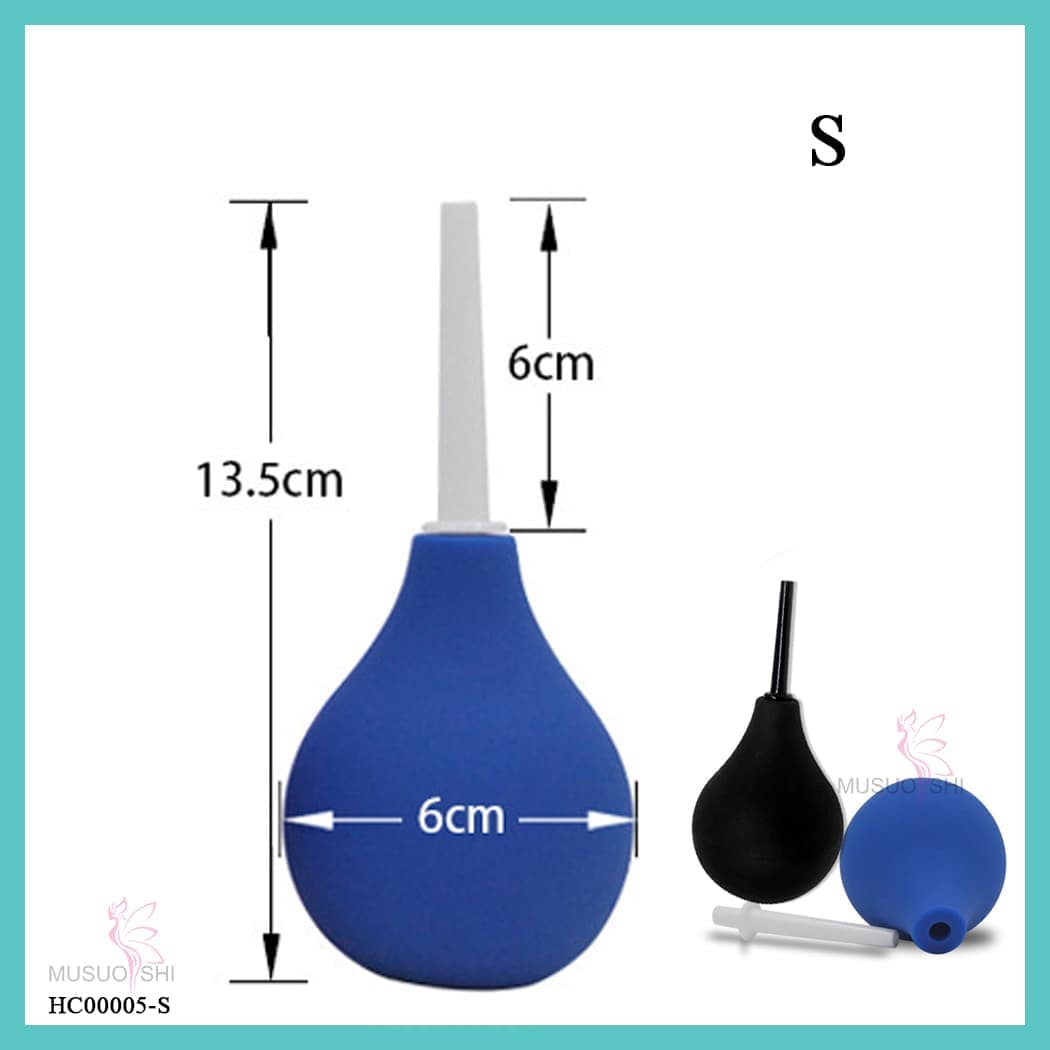 HC00005-S  Shower Cleaning Anal Sex Toys Silicone Anal Plug   Anal Cleaning Accessories Vaginal Cleaning Tools Enema full figure