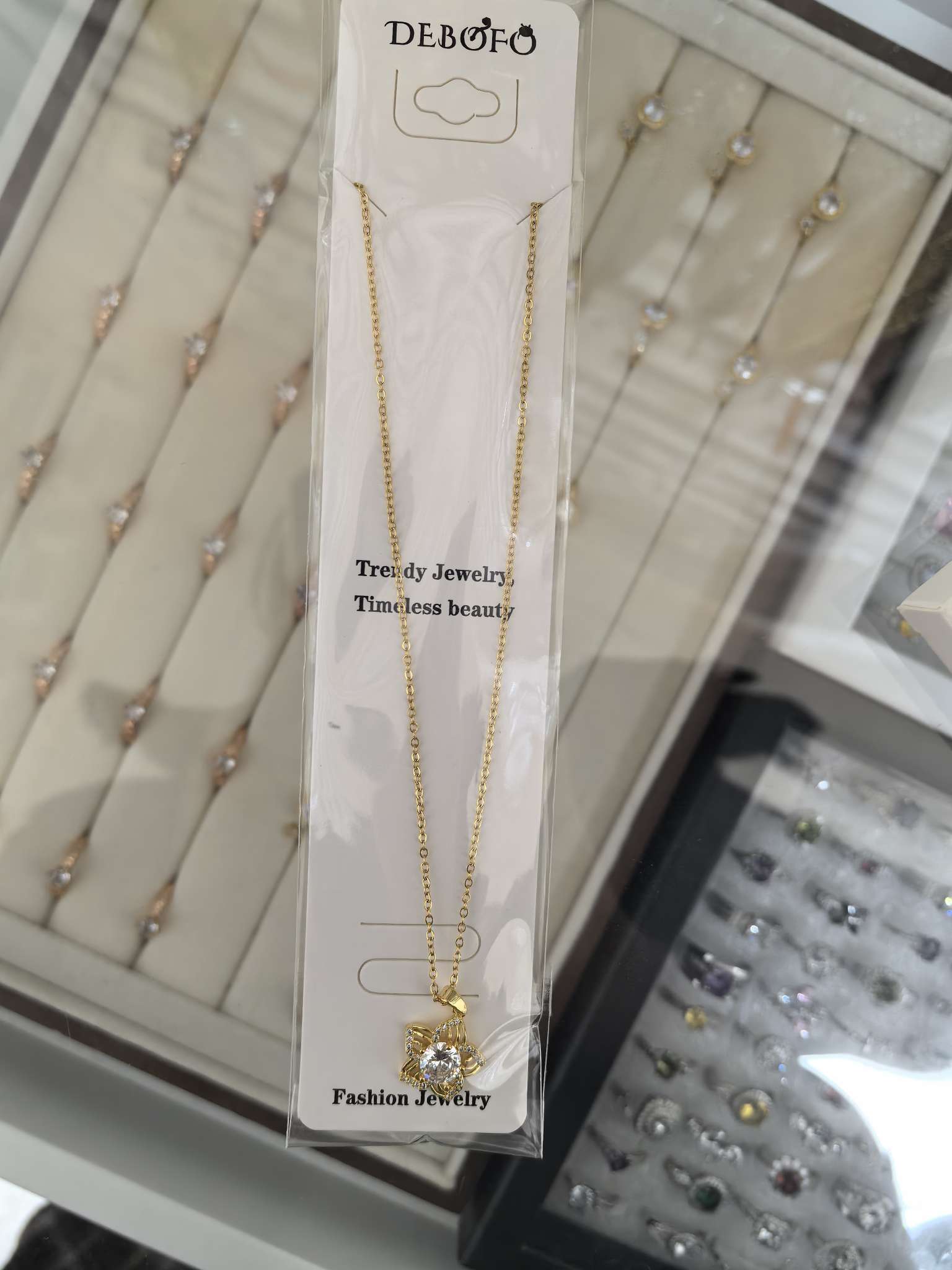 项链经典款铜镀金首饰品时尚百搭项饰品女款