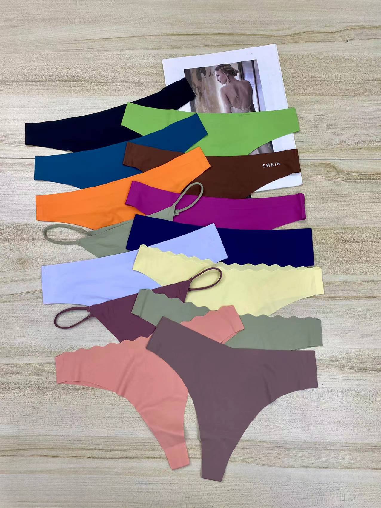 6116# Export to Africa and South America, tail-end mixed style miscellaneous underwear, seamless underwear, sexy underwear, women's fashion thong QNI Specification drawing