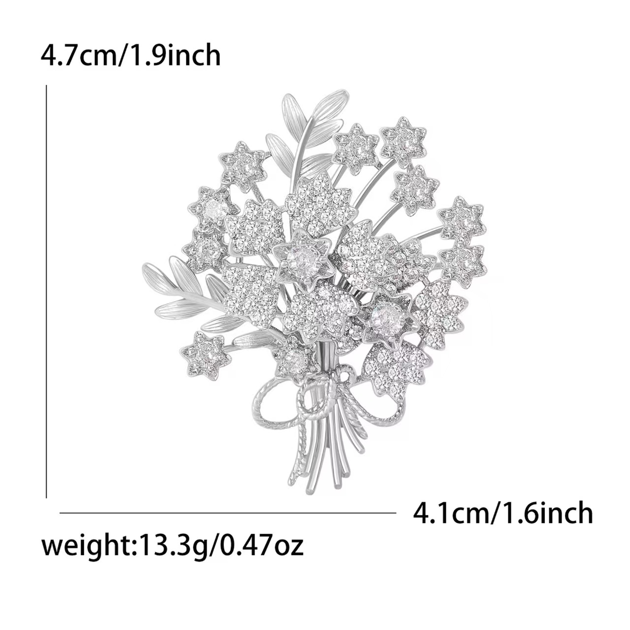 胸针/金榜题名/莫桑钻胸针/胸针复古/吧唧细节图