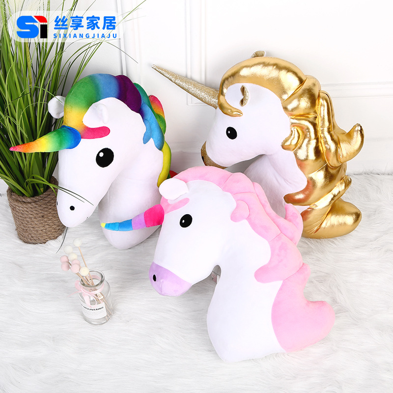 Plush toy pillow, unicorn doll, plush unicorn princess pillow, cute children's toy as a gift for girls