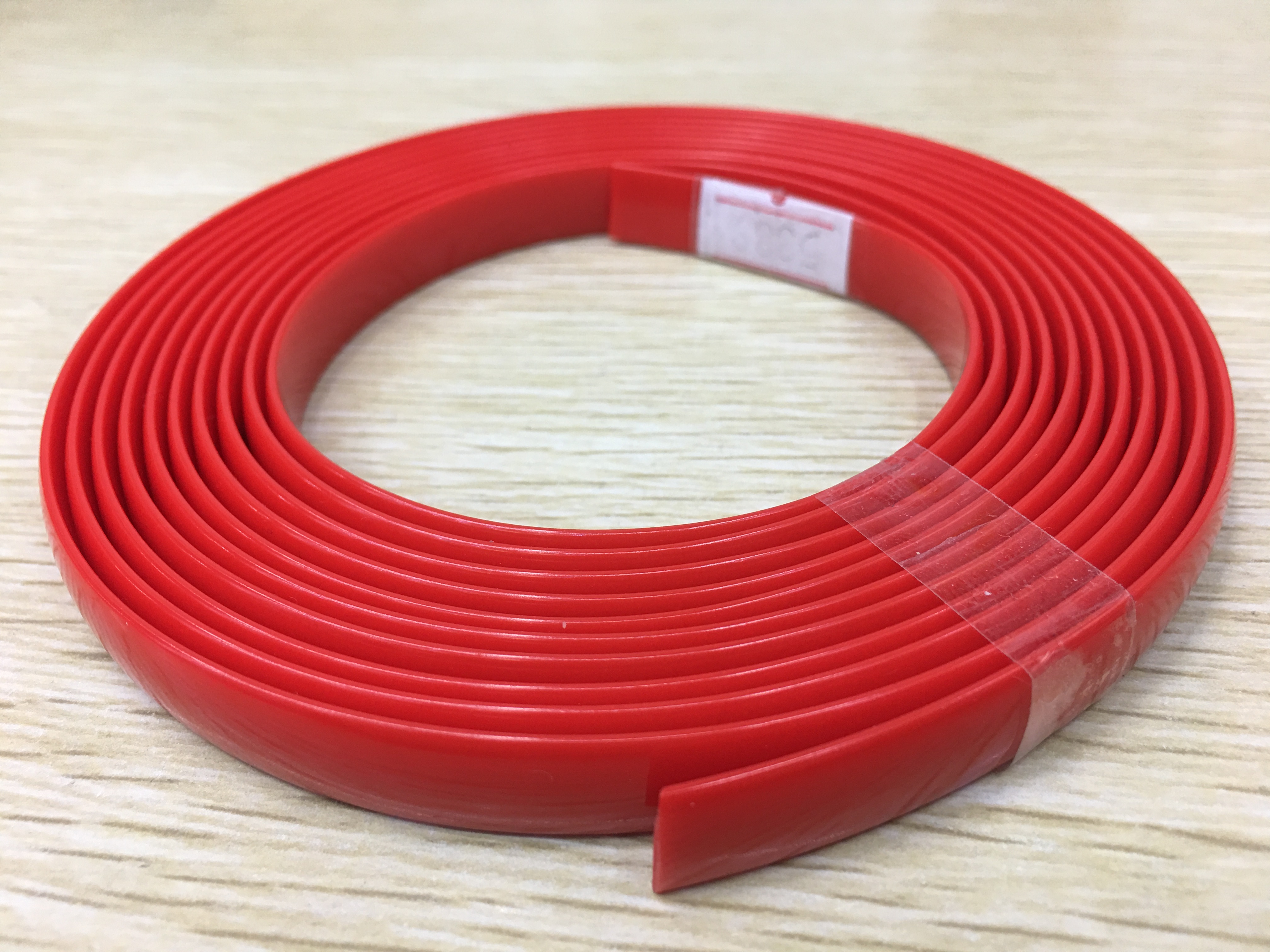 环保PVC时尚女鞋鞋面实色装饰条 PVC塑料鞋面生产厂家#PVC鞋材源头厂详情1