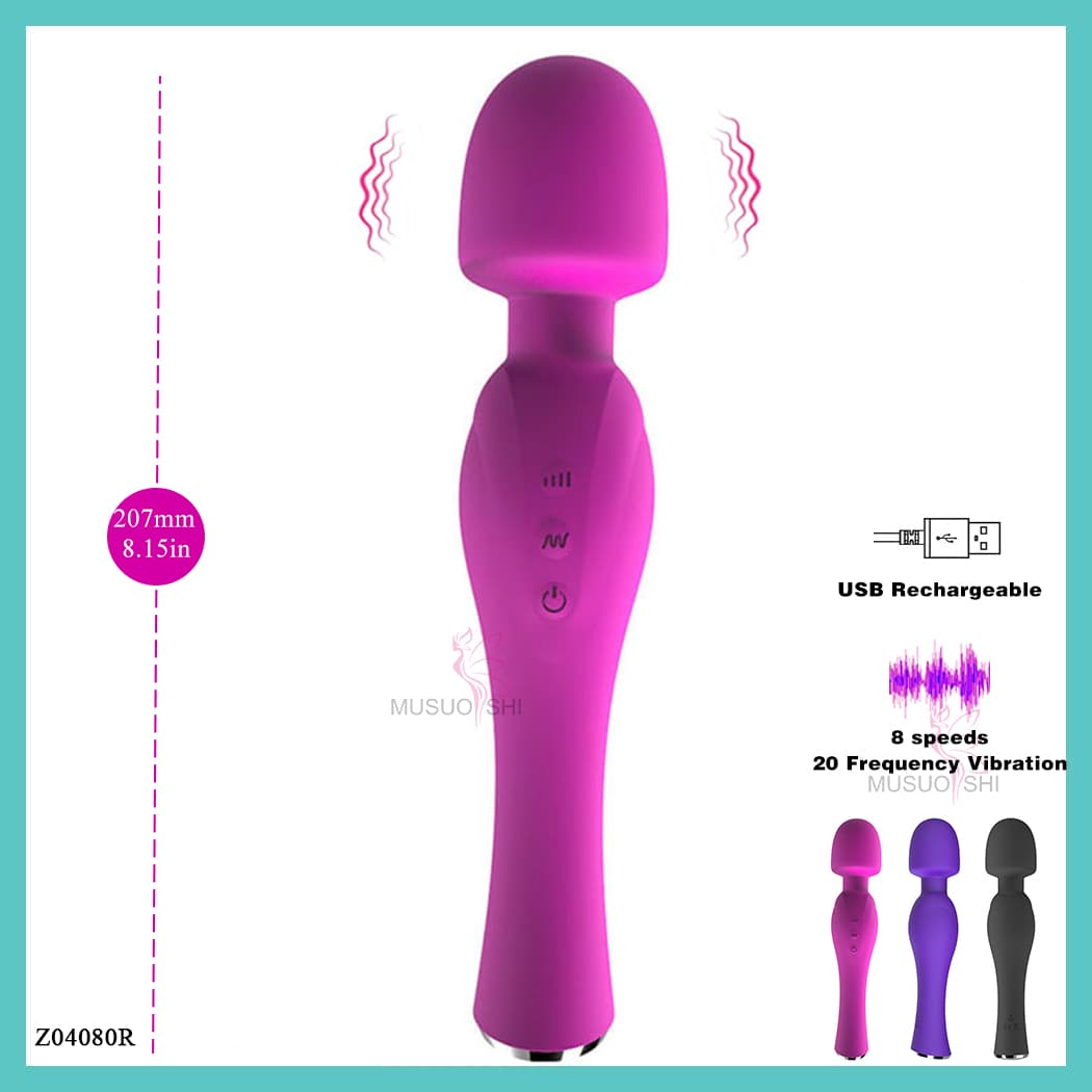 Z04080R Adult Sex Toys  Medical Silicone Dildo Vibrator for Vagina Clitoris Stimulation Vibrator for Women full figure