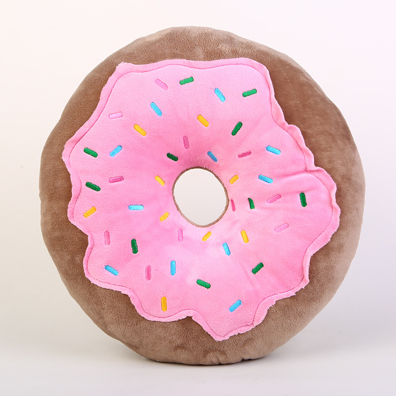 Simulated fruit throw pillow, plush hamburger, French fries cushion, cartoon ice cream doughnut, plush toy doll gift Specification image