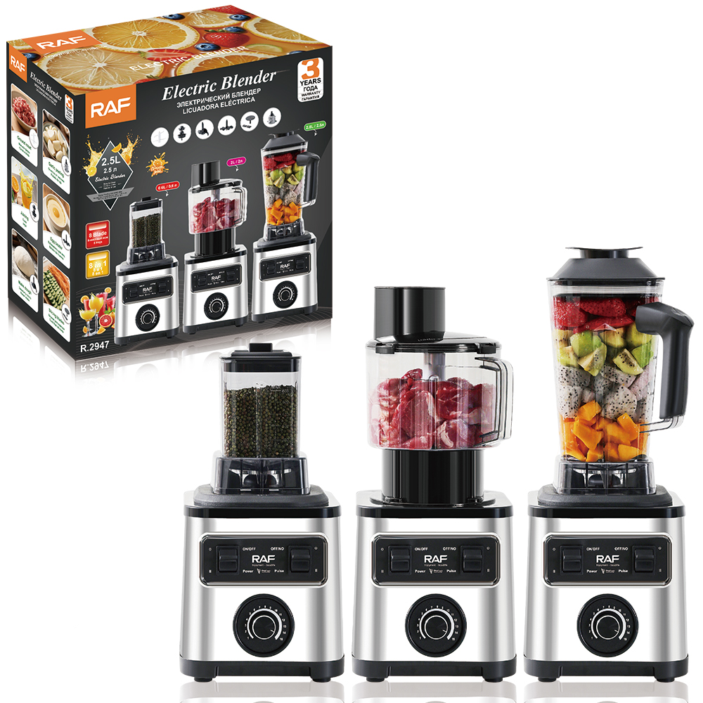 RAF European standard cross-border 2.5L blender, fruit and vegetable juicer, multi-functional eight-in-one household juicer and blender Application Scenario