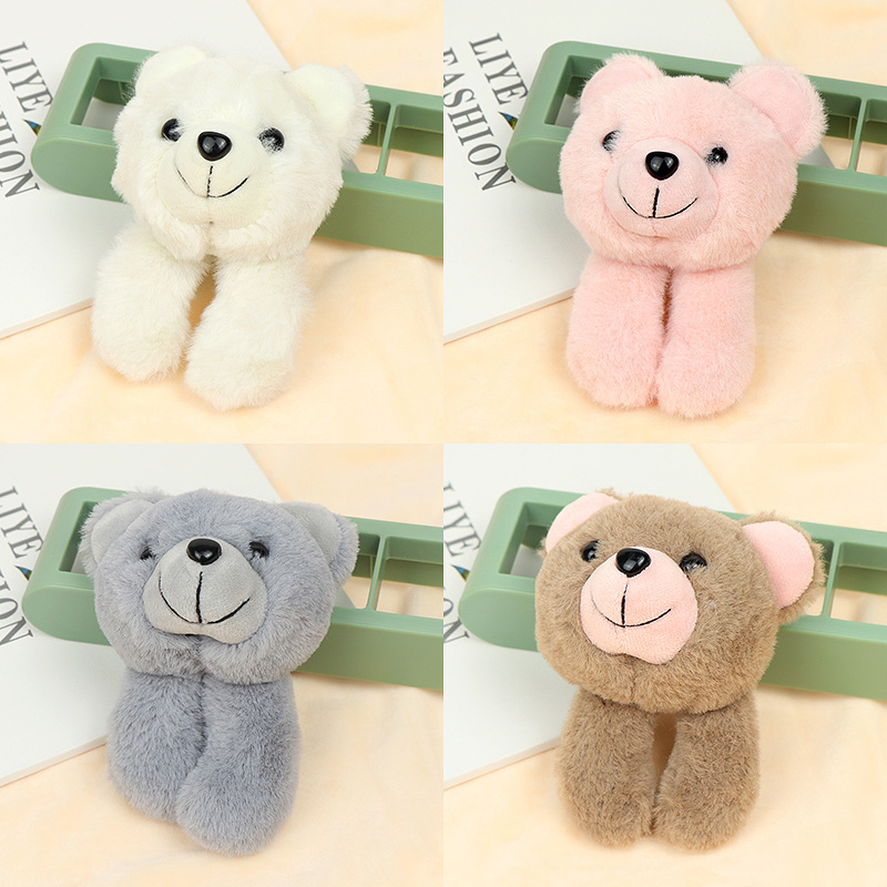 Plush toy pendants, small figurines, animal keychains, customized corporate mascots, cartoon doll accessories, creative gifts Application Scenario