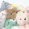 Plush pendants, cartoon bear animal head accessories, plush dolls, bag accessories, Yiwu plush dolls, doll ornaments Specification image