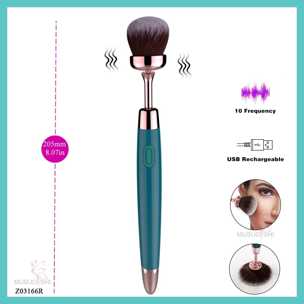 Z03166R  Massager Female Sex Toys 10 Speeds Sex Toys Vibrator Waterproof Make up Brush Vibrator Sex Toys full figure