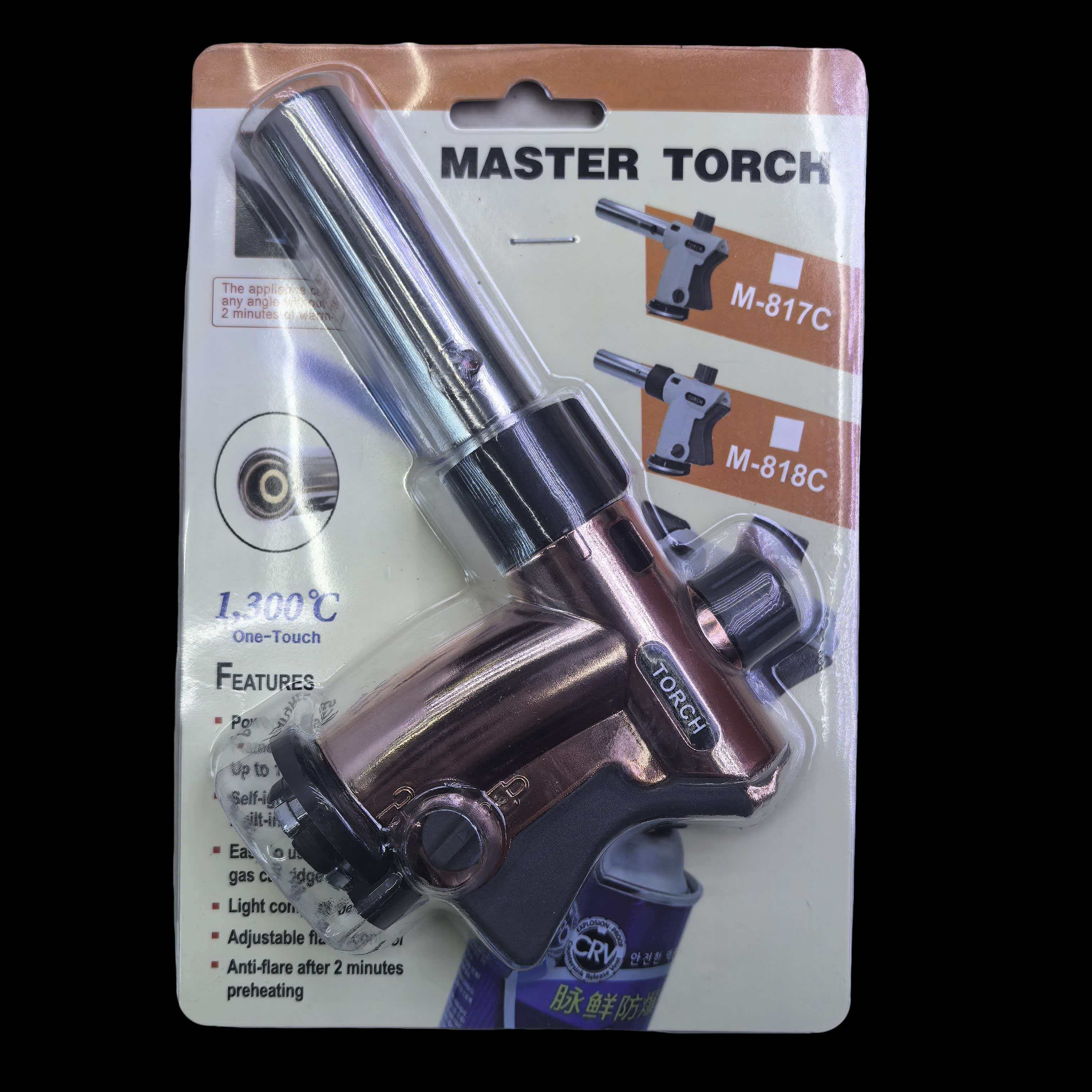 喷枪点火器火喷枪可倒置烘焙高温卡式烤热缩软硬火可调产品图