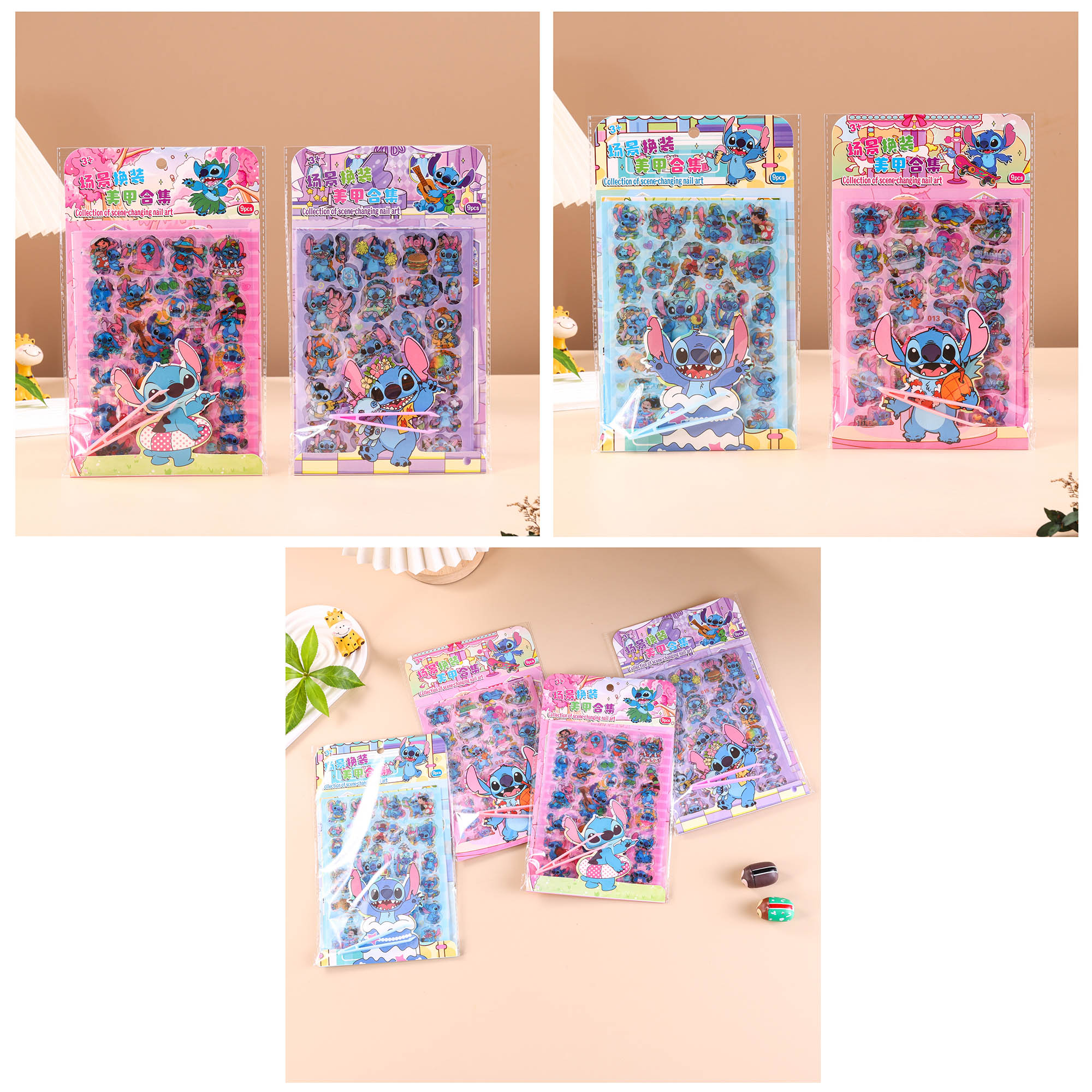 ZC-TT94儿童美甲换装造景贴纸本详情4