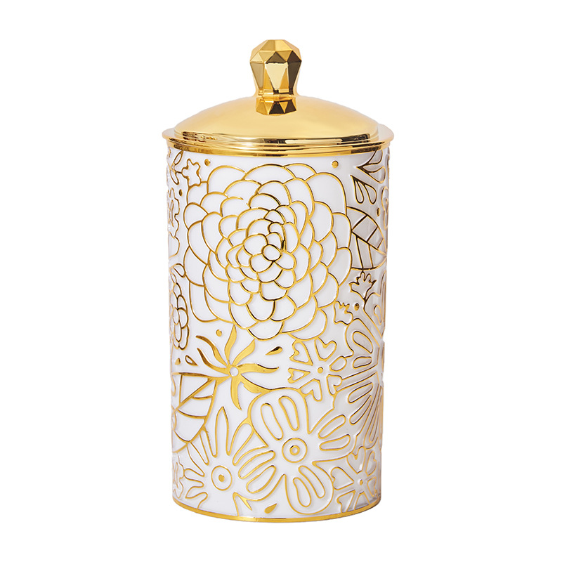 圆形带盖大尺寸塑料密封罐 PET桌面透明杂物整理收纳盒彩盒三件套 详情图6