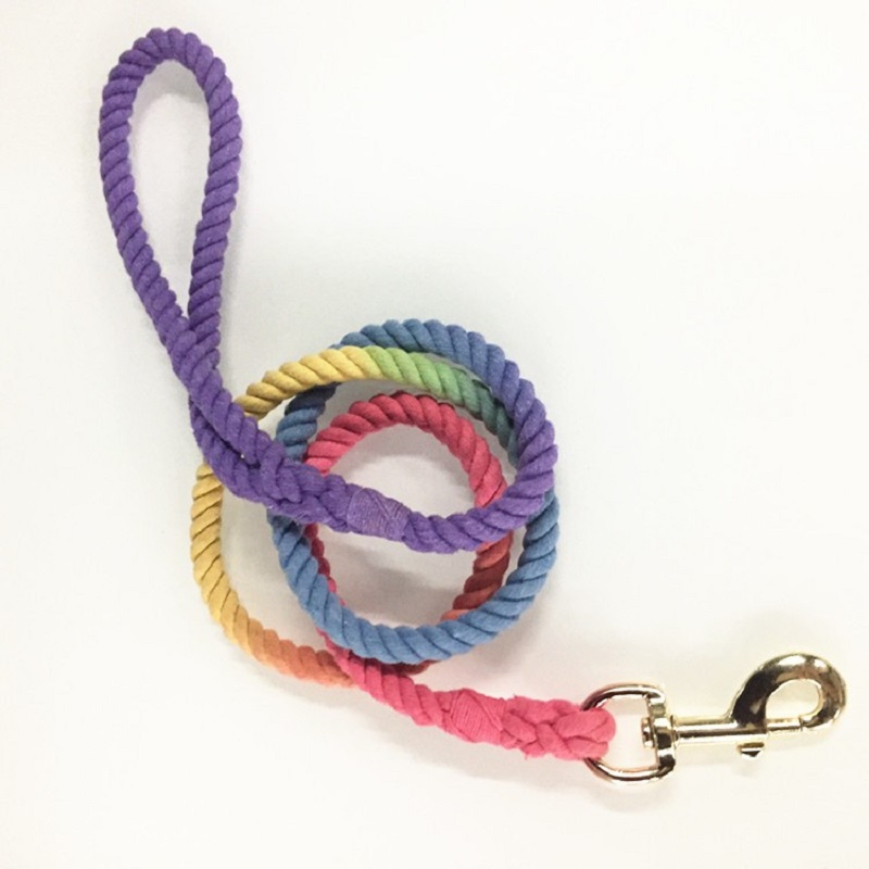 150*1.3CM Colorful woven dog leash, pet telescopic leash, chest and back dog supplies, stretchable and anti-bite multi-functional pet leash Specification drawing