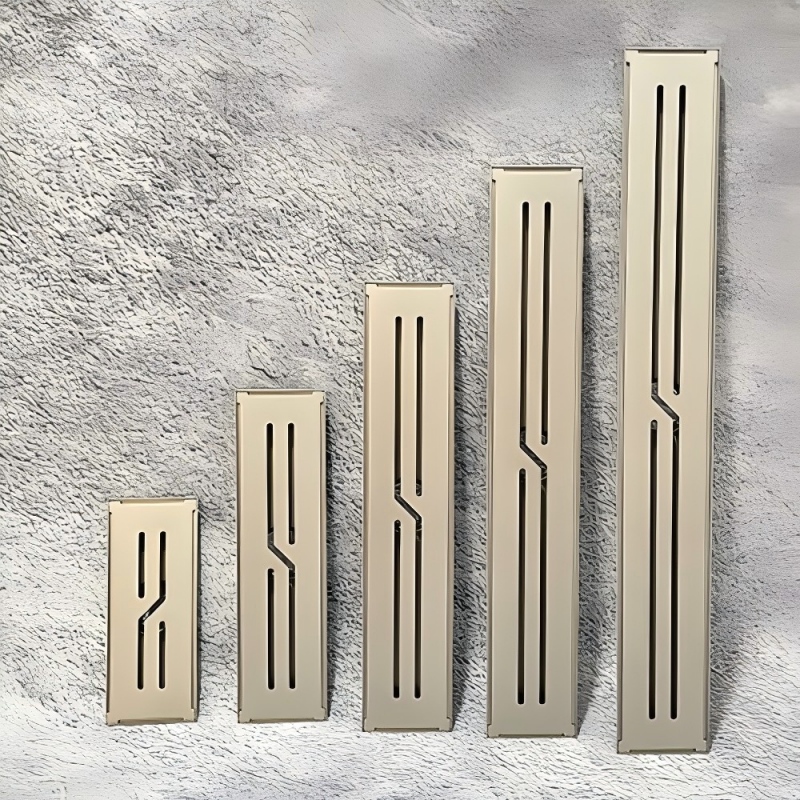 不锈钢加长加厚长地漏卫生间大排量工程酒店淋浴房长方形防下水管密封圈