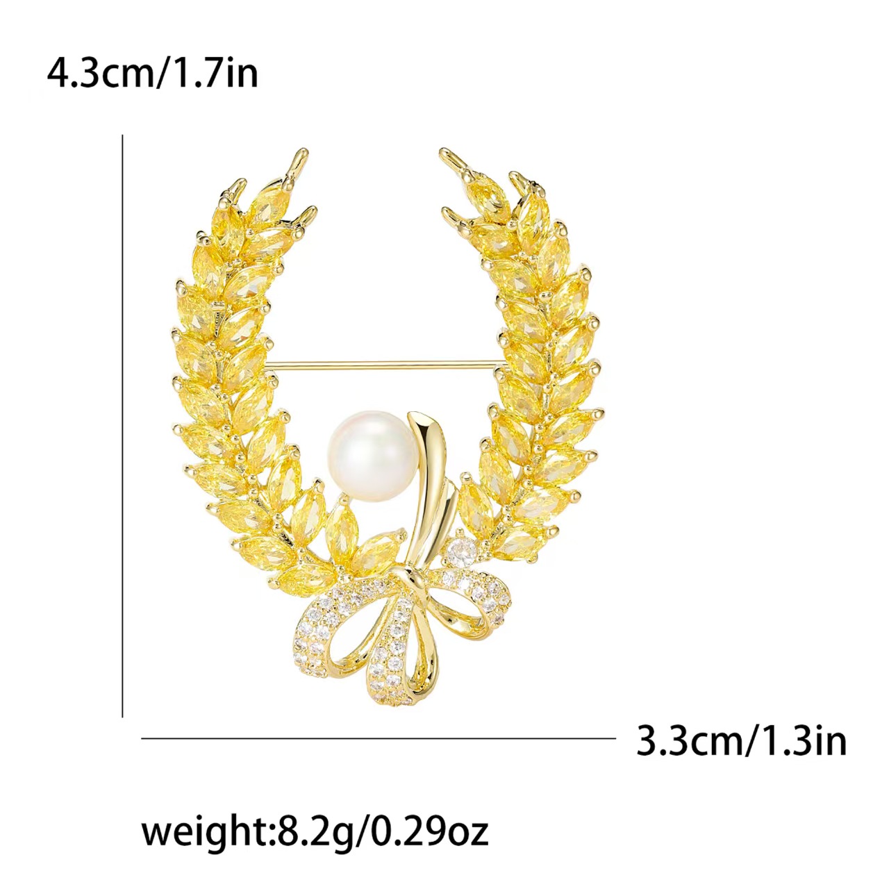 胸针/金榜题名/莫桑钻胸针/胸针复古/吧唧细节图