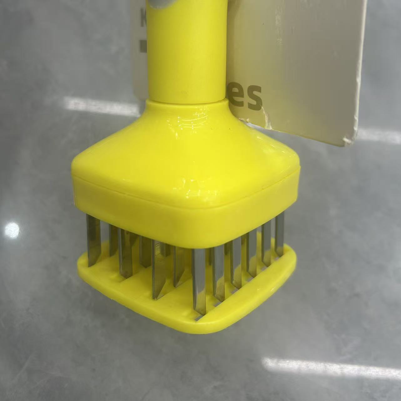 Stainless steel automatic rebound hammer meat floss needle for home kitchen steak, broken tendons, beef and chicken flavoring perforator details Picture