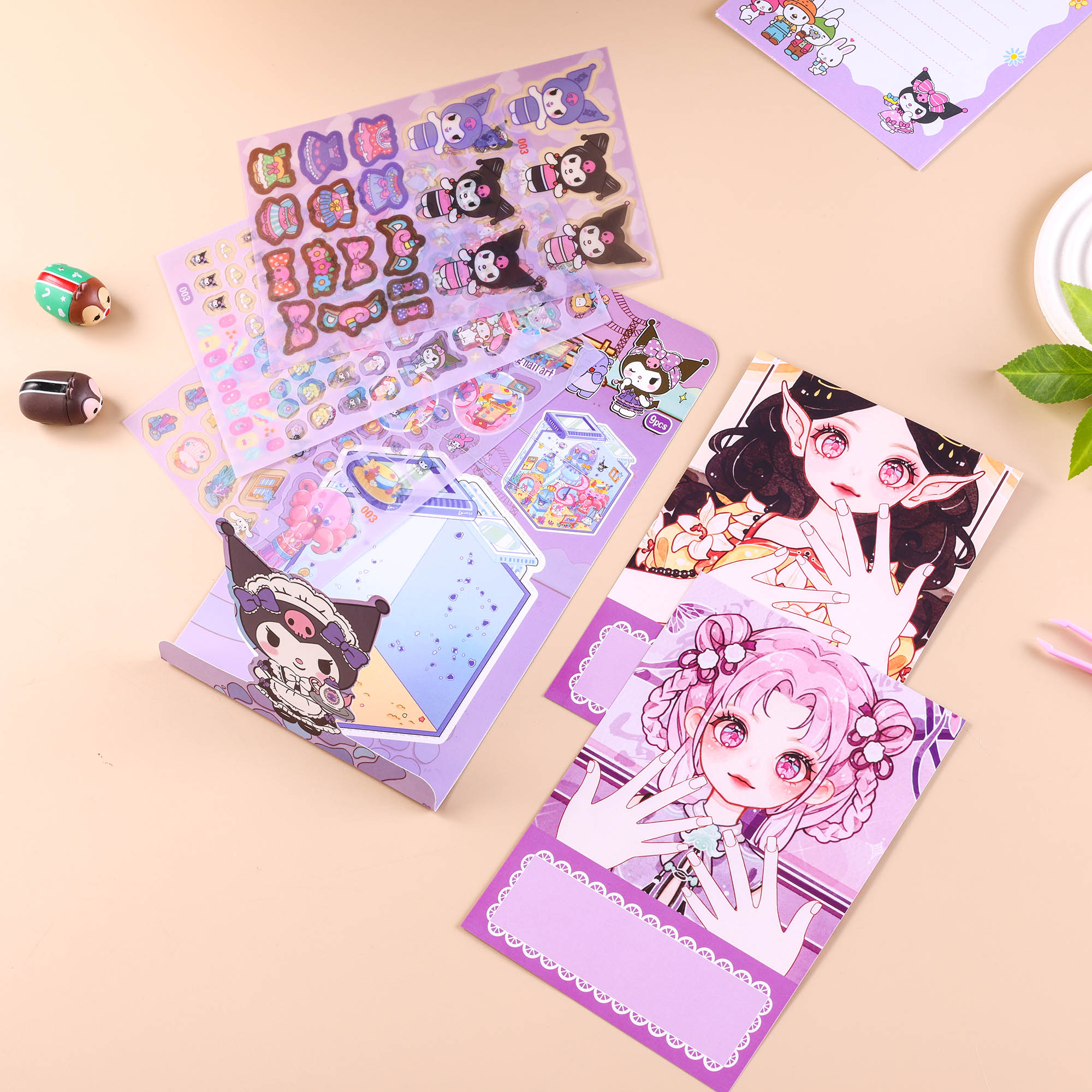 创意贴纸实物图