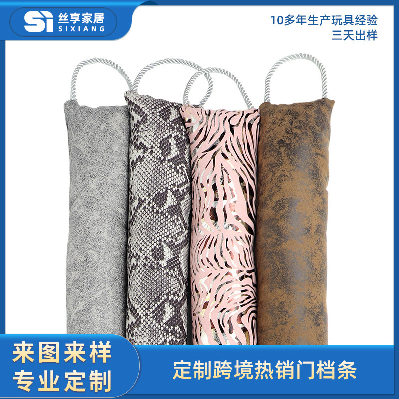Cross-border Amazon customized door gap strips, blocking door gaps, door stops with gold stamping, digital printing, high-end edge wrapping, door stop strips