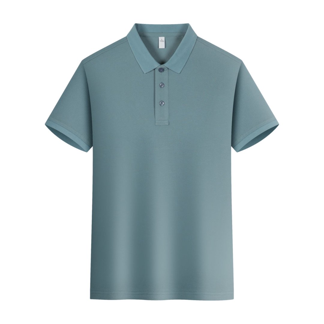 YMB-220-1 summer work clothes, sportswear, printed custom LOGO, corporate work clothes, high-end cotton POLO shirts, short-sleeved lapel T-shirts, diy embroidered group uniforms pic 12