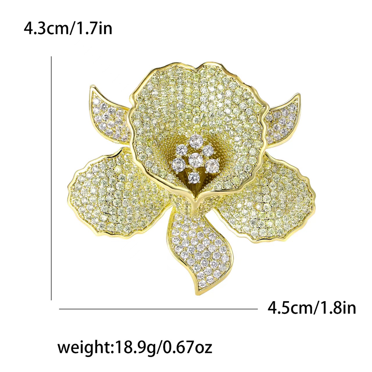 胸针/金榜题名/莫桑钻胸针/胸针复古/吧唧产品图