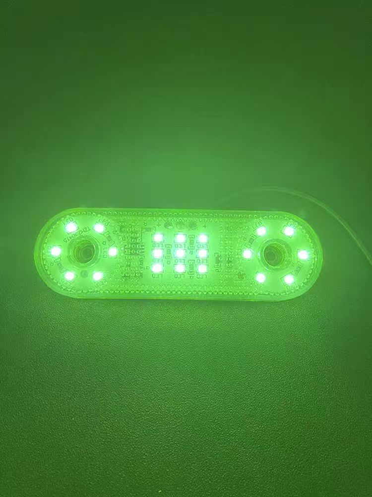 The new model of truck side lights, 21LED truck flashing taillights, width indicator lights, focused oval-shaped truck side lights, 12-24V pic 6