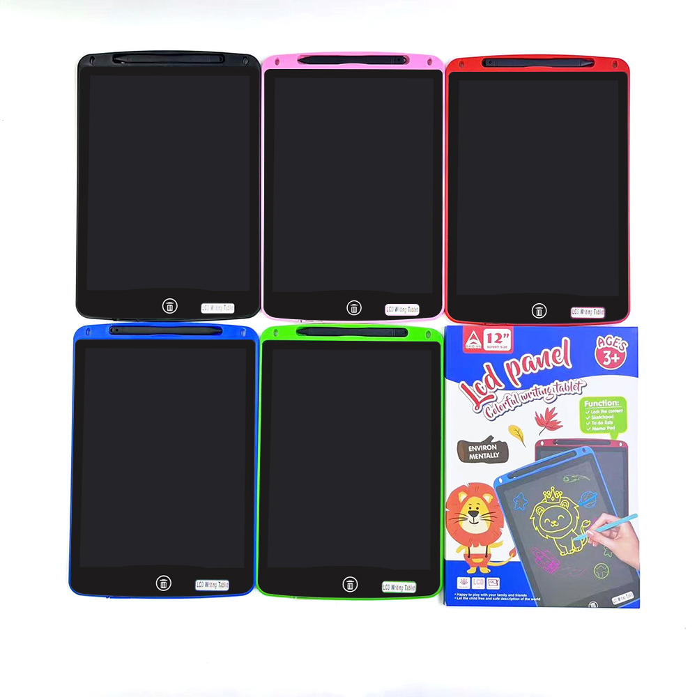 1202儿童手绘画板卡通LCD液晶手写板百变玩具