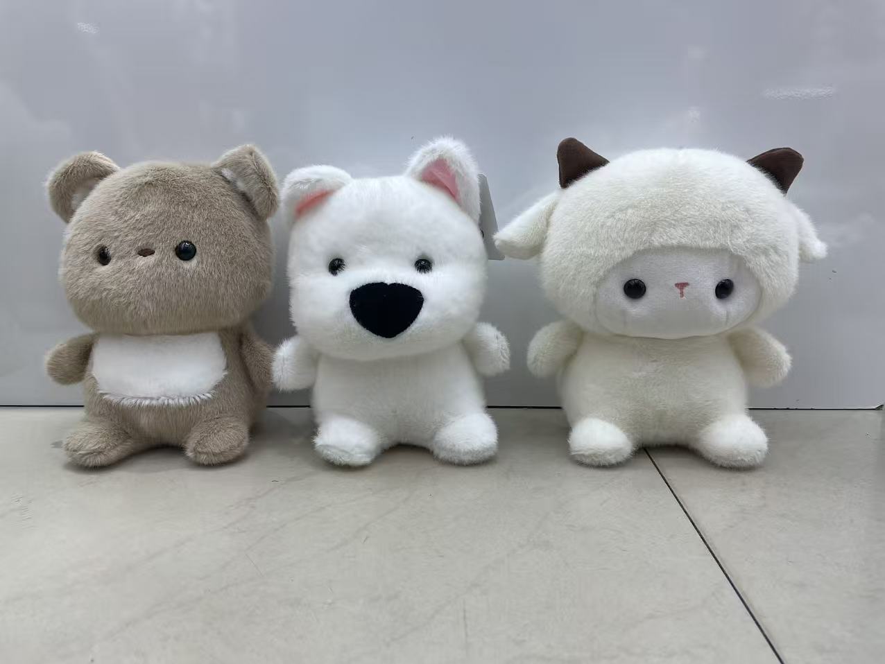 Cross-border new 8-inch animal series: 12 styles of penguins, pandas, elephants, rabbits, bears, lambs, kittens, puppies and foxes pic 4