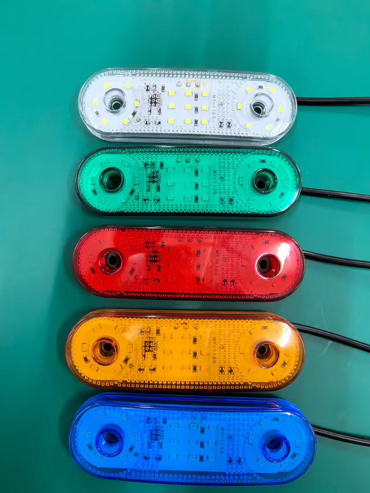The new model of truck side lights, 21LED truck flashing taillights, width indicator lights, focused oval-shaped truck side lights, 12-24V pic 4