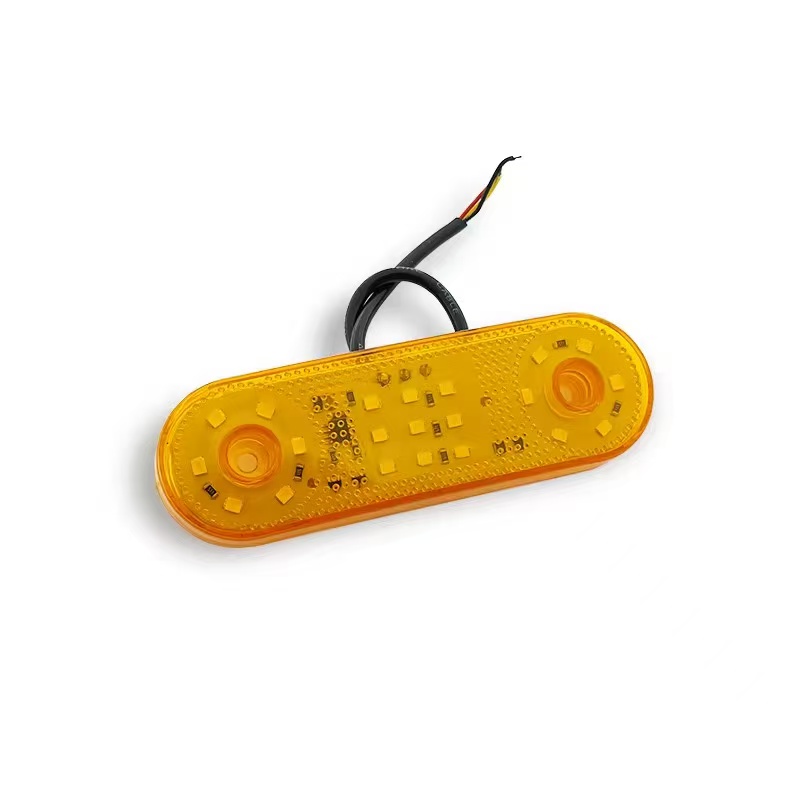 The new model of truck side lights, 21LED truck flashing taillights, width indicator lights, focused oval-shaped truck side lights, 12-24V pic 3