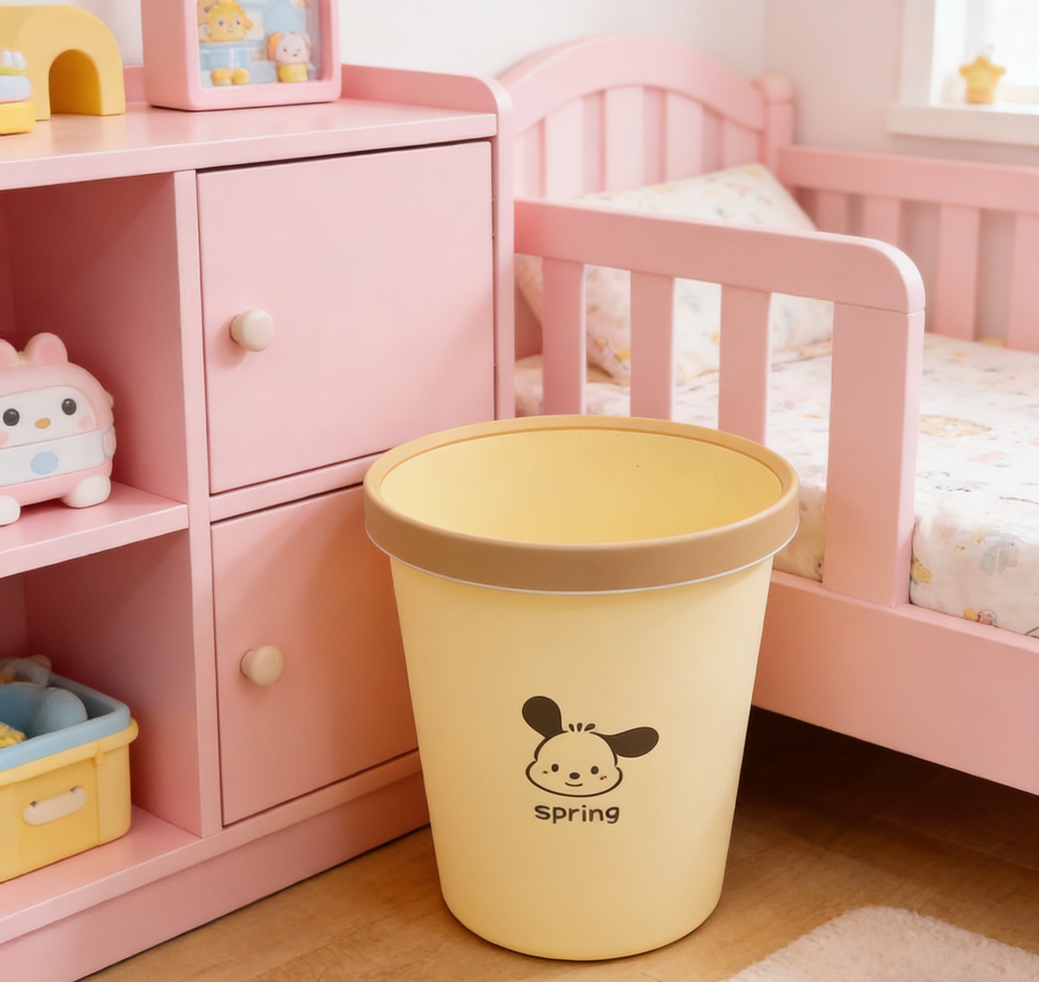 垃圾桶/笑脸垃圾桶/不弯腰垃圾桶/不锈钢垃圾桶带盖/垃圾篓白底实物图