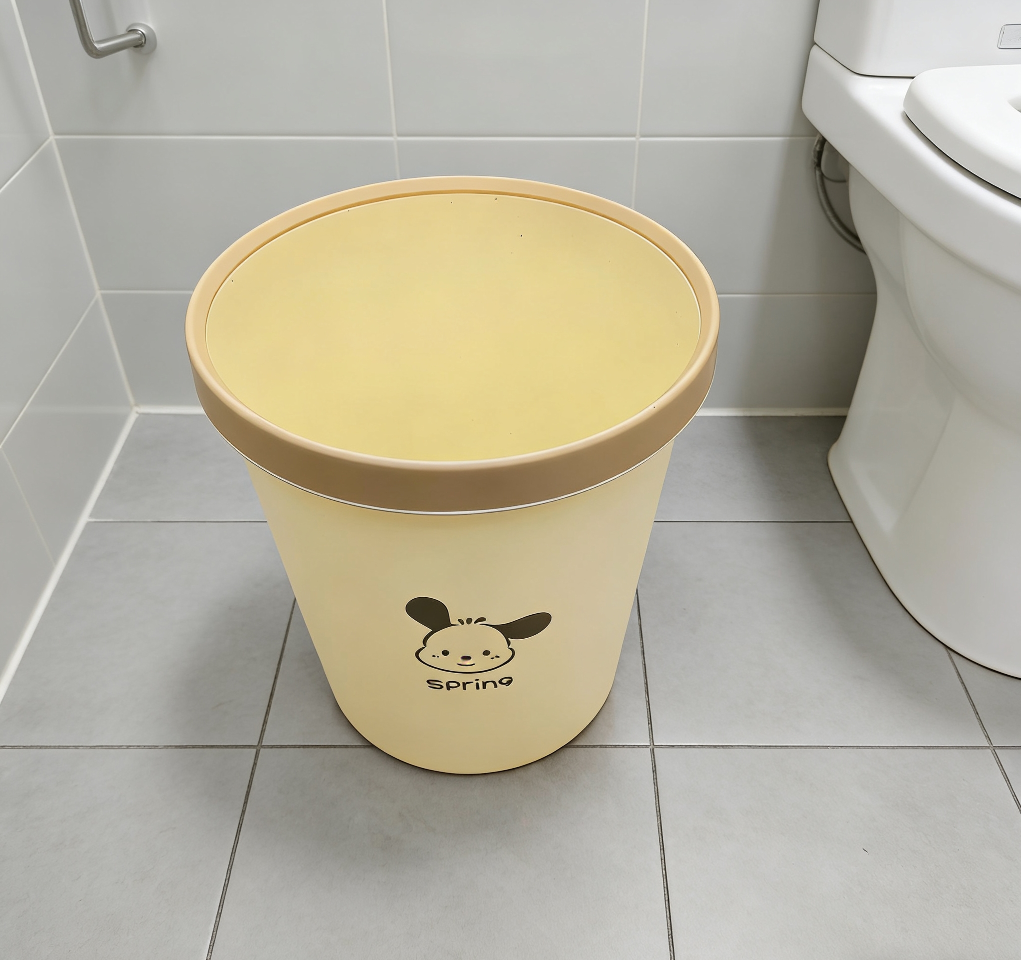 垃圾桶/笑脸垃圾桶/不弯腰垃圾桶/不锈钢垃圾桶带盖/垃圾篓产品图