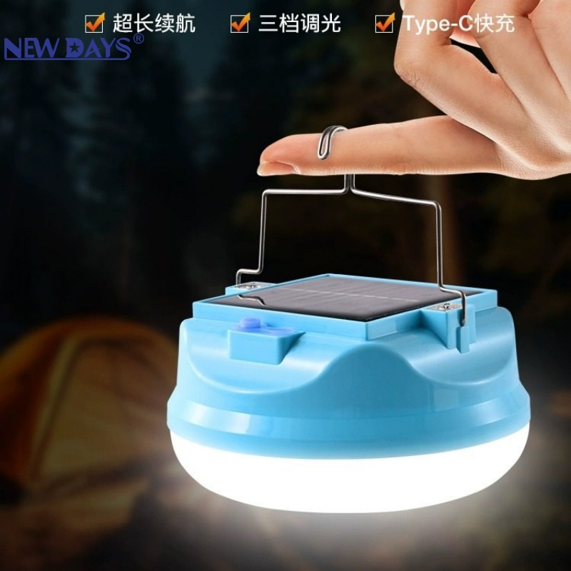 太阳能足球灯/夜市摆摊发光工艺品/工矿灯户外/隧道灯户外/led充电灯产品图