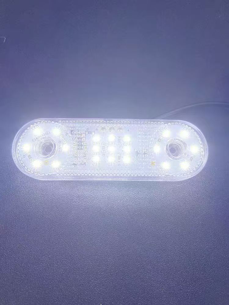The new model of truck side lights, 21LED truck flashing taillights, width indicator lights, focused oval-shaped truck side lights, 12-24V pic 7