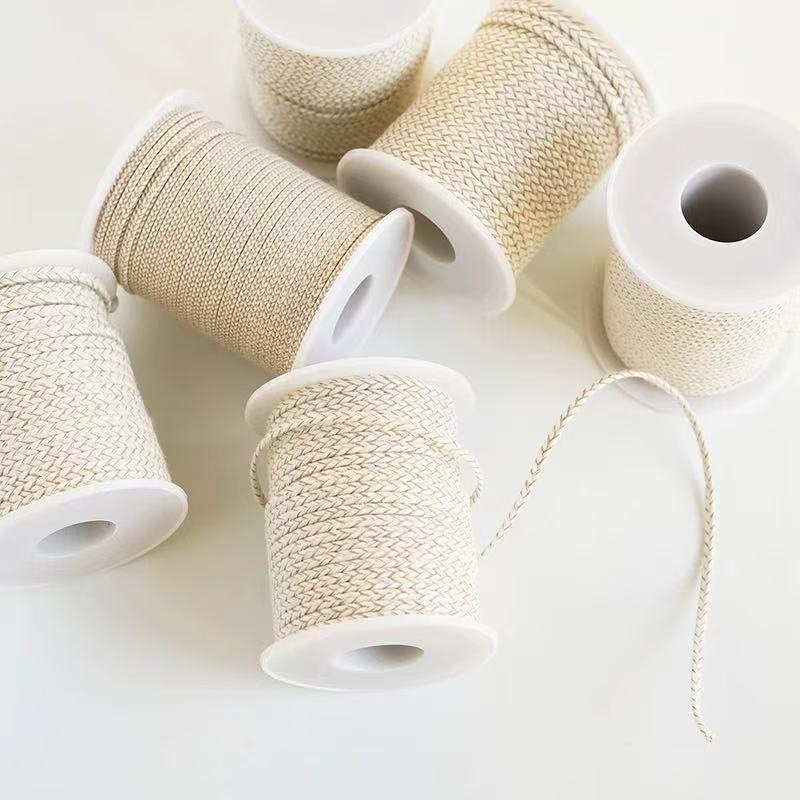 DIY wick, scented candle, degreased, unwaxed, smokeless, eco-friendly cotton thread, candle wick, whole roll, flower thread wax, cotton wick, DIY scented candle, degreased, unwaxed, smokeless, eco-friendly cotton thread, candle wick, whole roll, flower thread wax details Picture