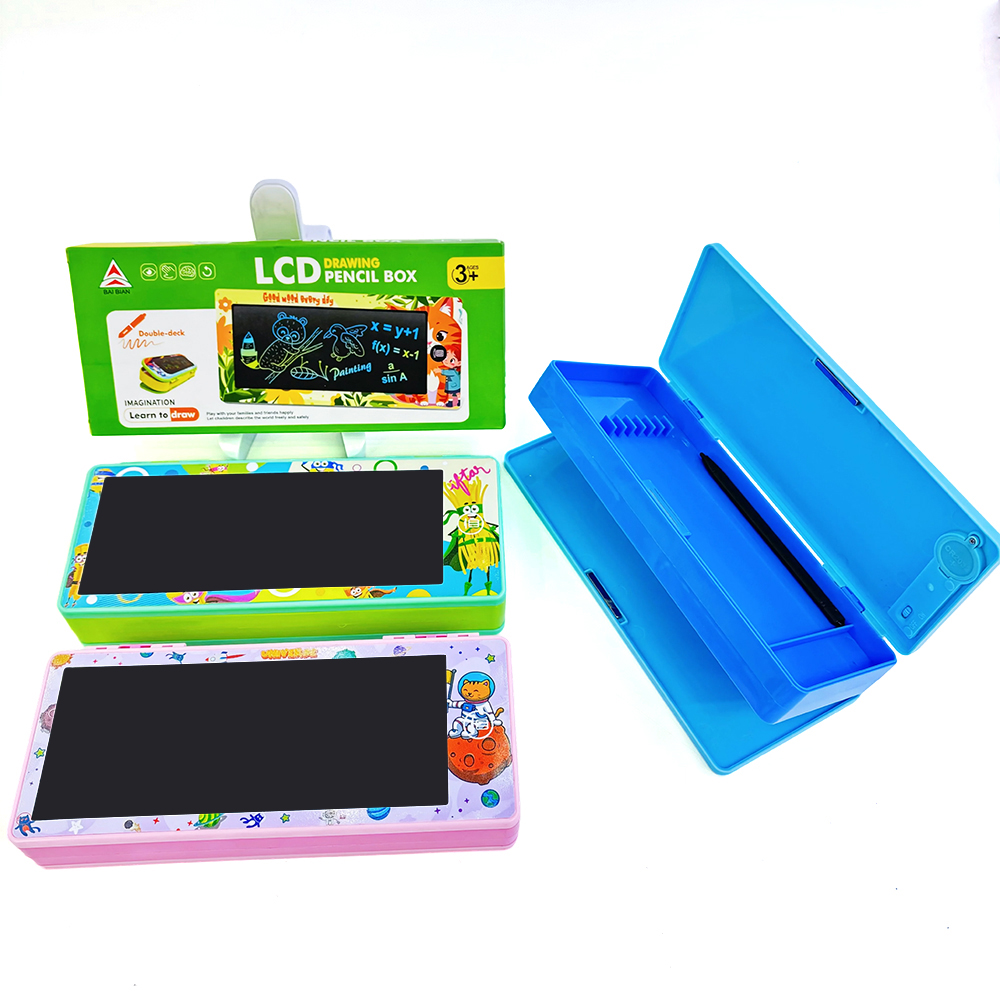双层卡通文具盒