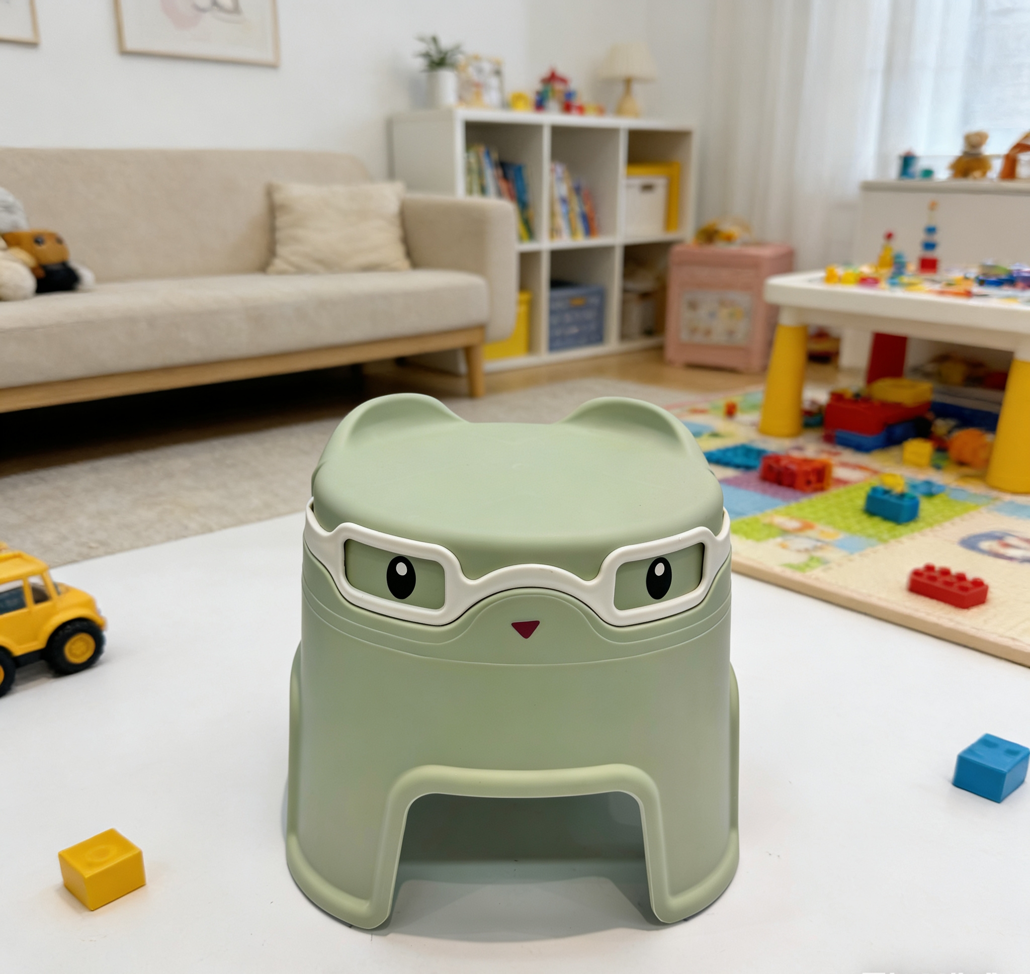 Wholesale of children's cartoon-shaped stools, children's safety seats, baby bottles, baby products, and children's multi-functional seats Application Scenario
