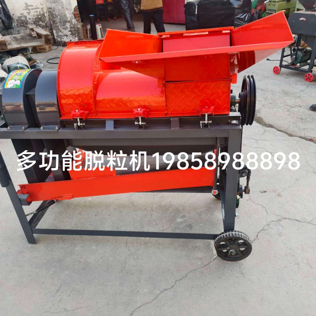 养殖机械多功能脱粒机多功能脱皮机多功能扒皮机玉米大豆脱粒机高粱小豆小麦脱粒机详情图6