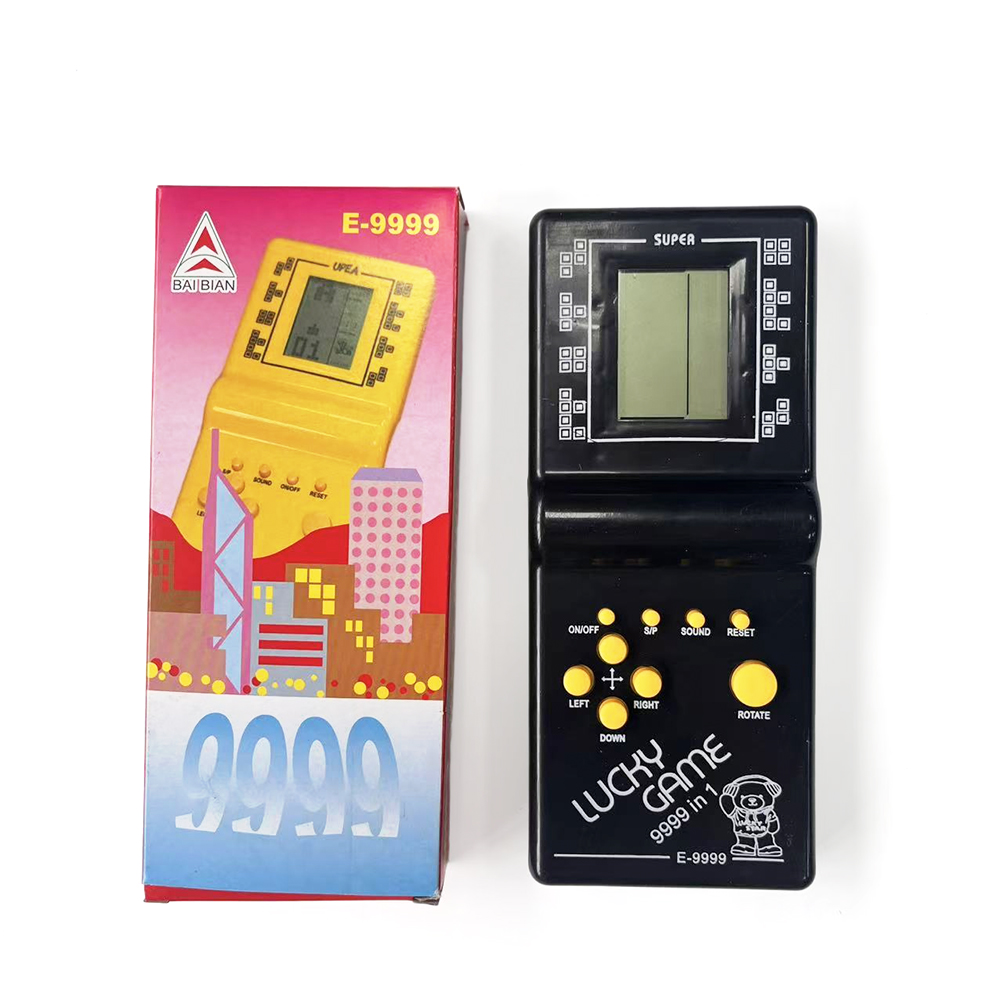 Tetris game console, puzzle game console, 23 games in one portable handheld, childhood big screen, classic, nostalgic and retro details Picture