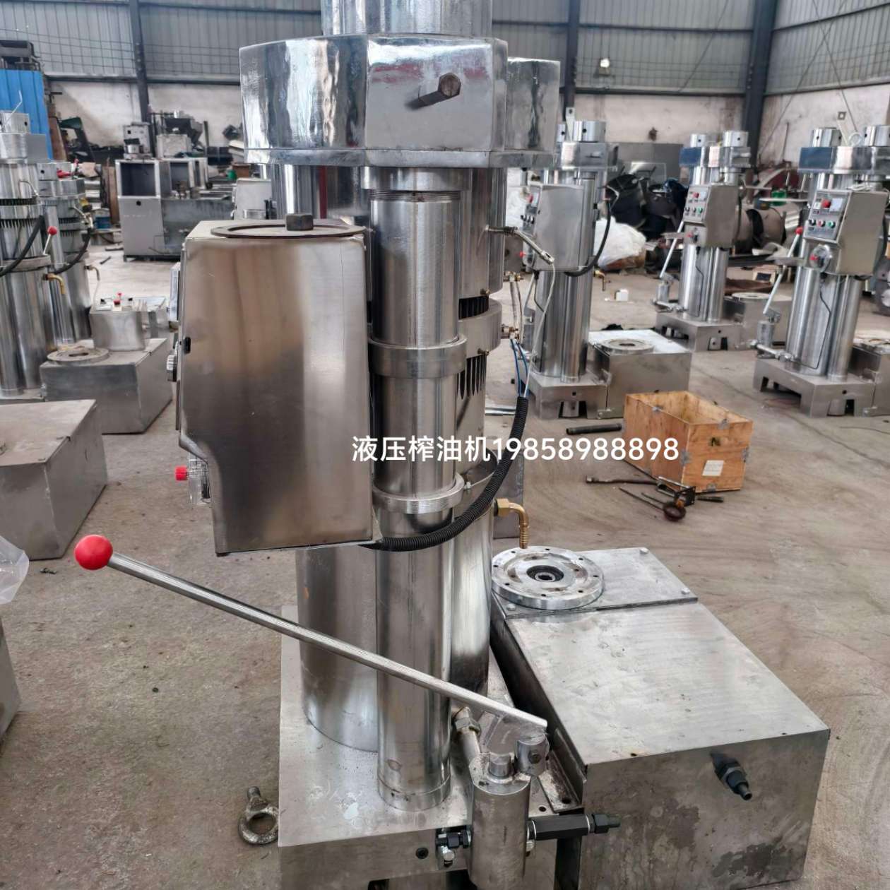 出口供应180/230/260型液压榨油机  商用榨油机 全自动榨油机生产线设备 芝麻压榨榨油机 腰果液压榨油机详情图6